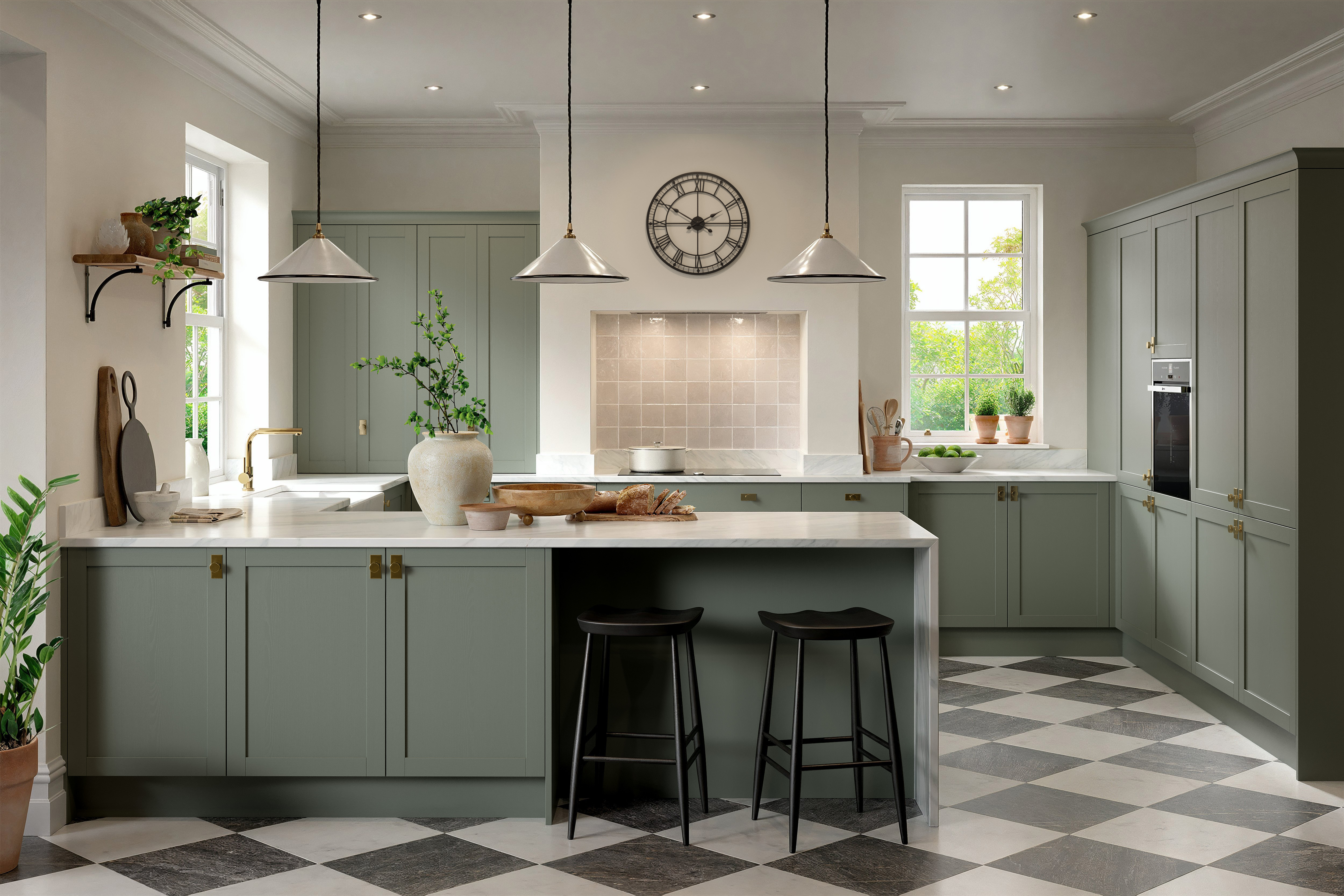 In-frame Omega kitchen design